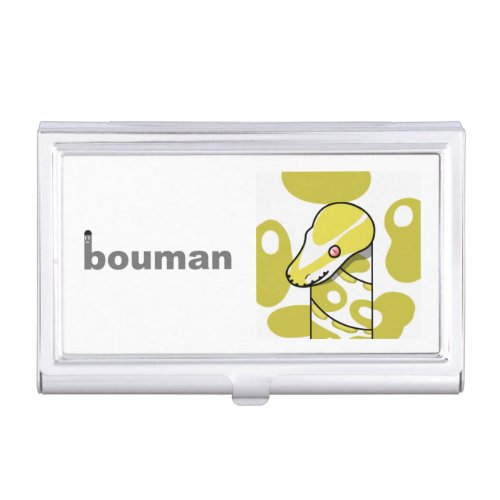 bouman437 ball python Albino2 Business Card Case