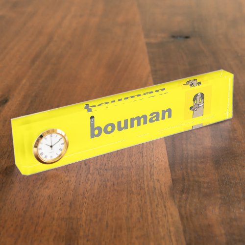bouman482 capitalist dog desk name plate