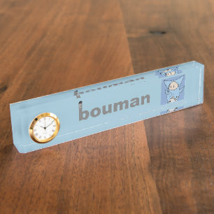 bouman63 shark parka desk name plate