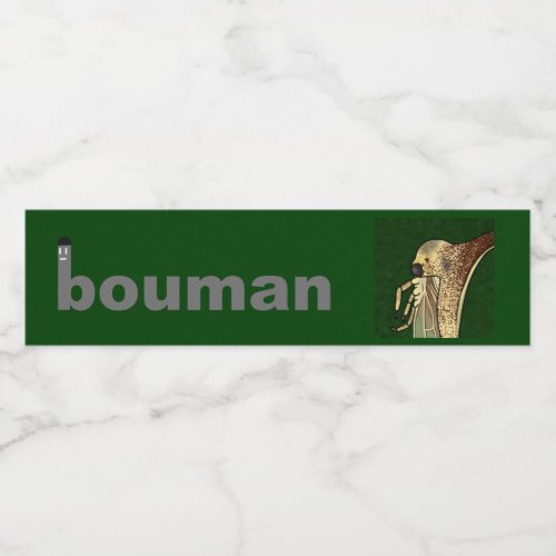 bouman652 Tree hoppers Glossonotus turriculatus Water Bottle Label