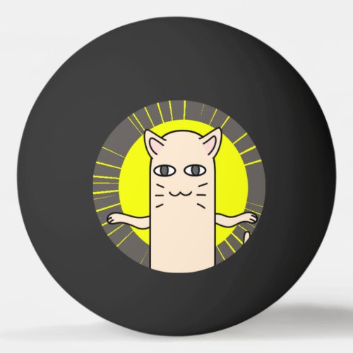 bouman74 cute cat ping pong ball
