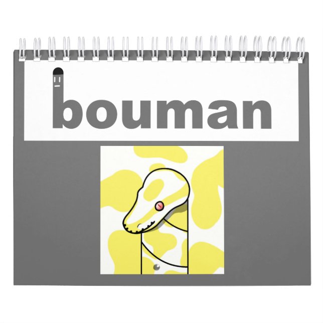 bouman ball python series vol.2 カレンダー calendar (Cover)