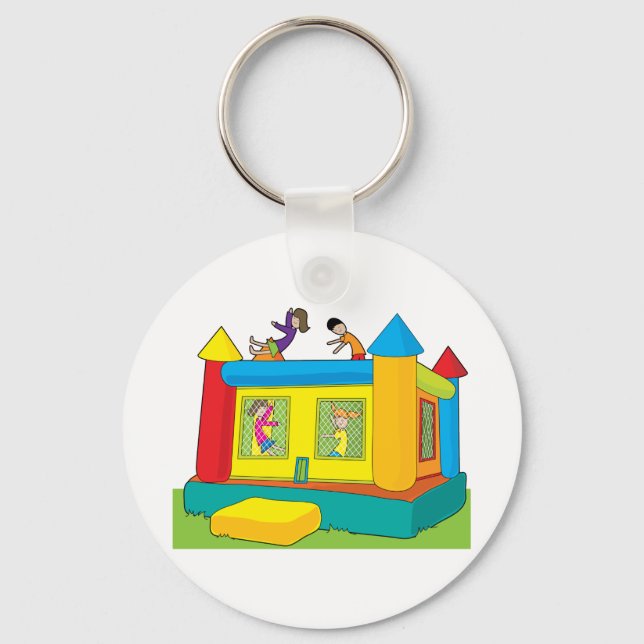 Bounce Castle Kids Keychain (Front)