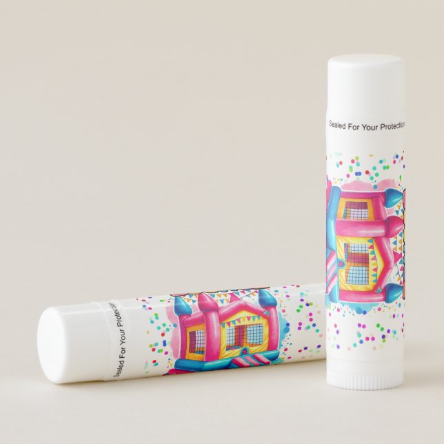 Bounce House Birthday Bash Lip Balm (Front)