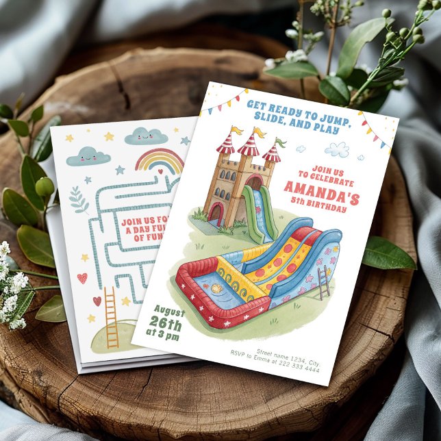 Bounce House Birthday Invitation (Creator Uploaded)