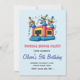 Bounce House Birthday Invitation | Bounce House