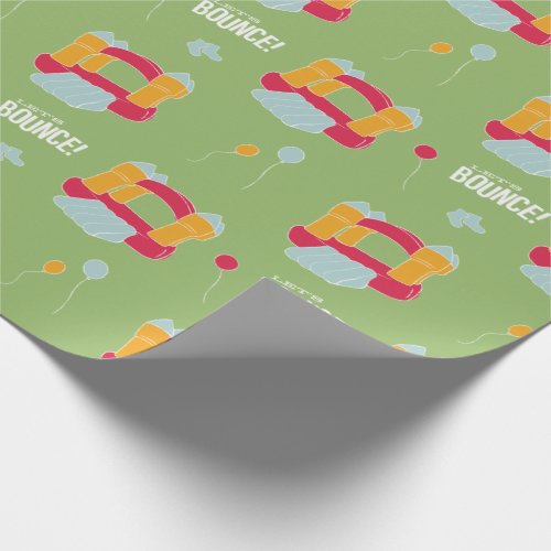Bounce House Birthday party design Wrapping Paper