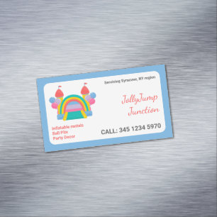Bounce House Business Card Magnet