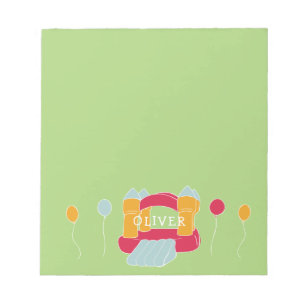 Bounce House/castle custom children's design  Notepad