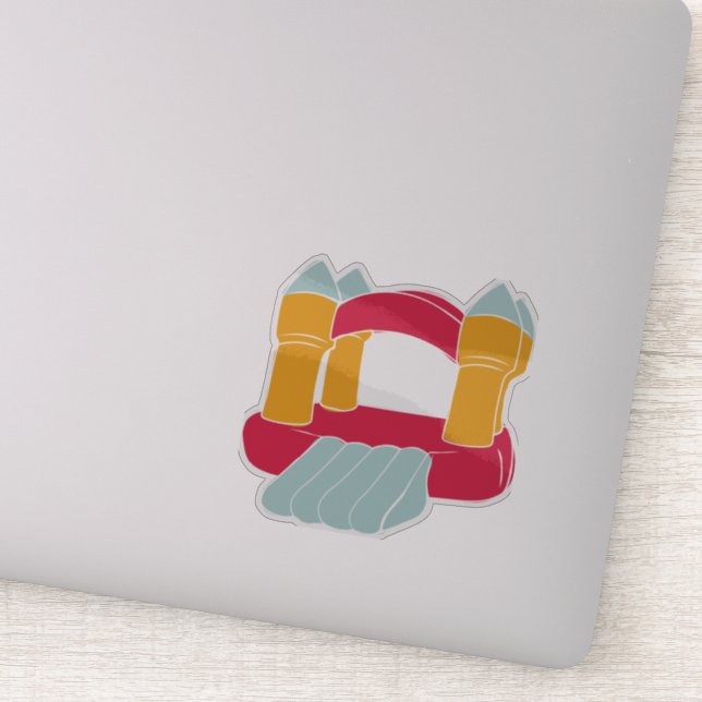 Bounce House/Castle design sticker (Detail)