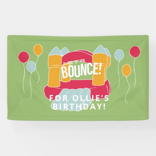 Bounce Housecastle party design Banner