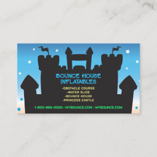 BOUNCE HOUSE INFLATABLES PARTY Your Business Cards