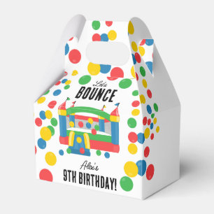 Bounce House Jumping Castle Kids Birthday Party Favor Boxes