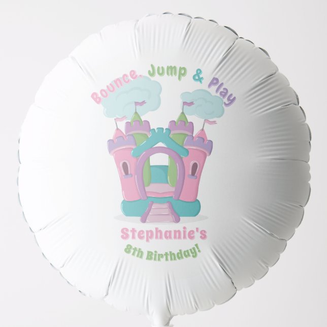 Bounce House Party Balloon (Front)