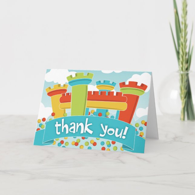 Bounce House Thank You Card (Front)