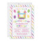 Bounce house themed birthday party invitation