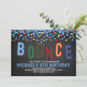 Bounce Invitation, Bounce House Party Invitation (Standing Front)