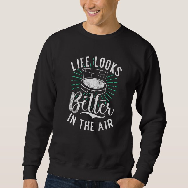 Bounce Jump Life looks better in the Air Trampolin Sweatshirt (Front)
