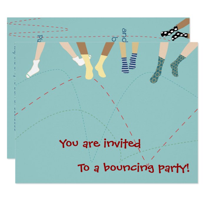 Bounce Party Invitation | Zazzle