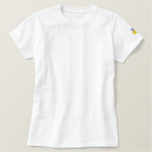 Bouncee™ smiling tennis ball embroidered logo T Shirt