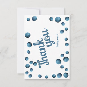 Bouncing Blueberry Thank you notes