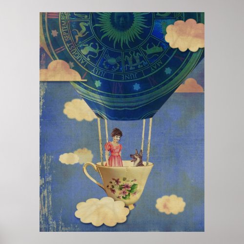 Bouncing Off Clouds Poster