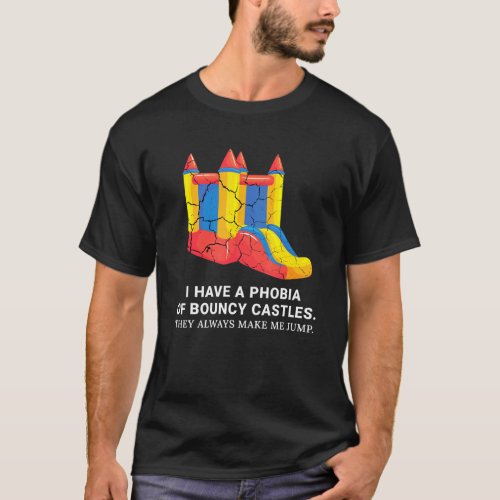 Bouncy Castle Inspired Bounce House Related Bouncy T_Shirt
