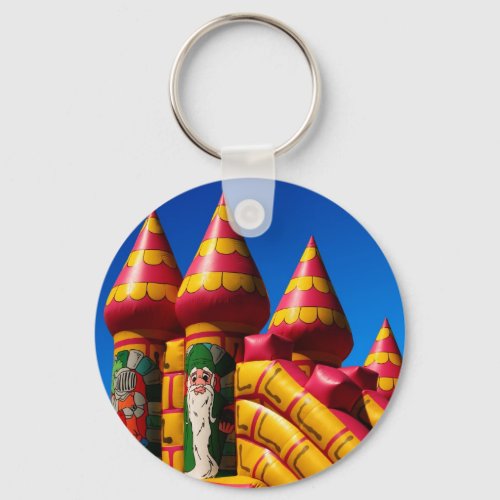 Bouncy castle keychain