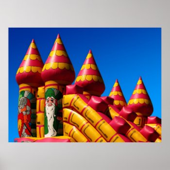 Bouncy Castle Poster by tommstuff at Zazzle