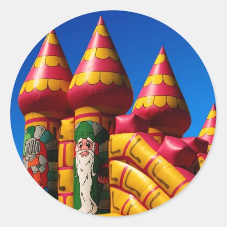 Bouncy Castle Round Sticker