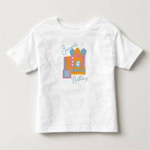 Bouncy Party Colorful Inflatables Birthday Toddler T-shirt