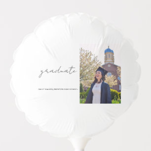 Bouncy Script Graduation  Balloon