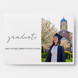Bouncy Script Graduation Envelope