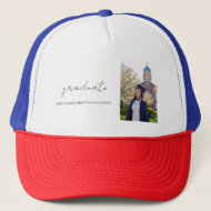 Bouncy Script Graduation Trucker Hat