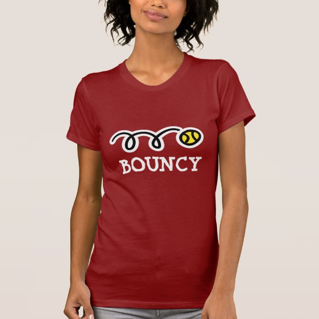 Bouncy tennis T shirt for women (Front)