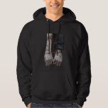 Bound But Watching&quot; – Dark Symbolic Graphic Hoodie