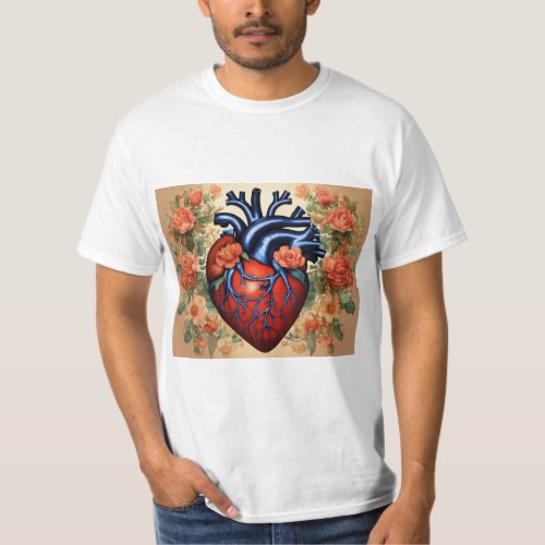 Bound by Passion Heart Thorns and Arrows T_Shirt
