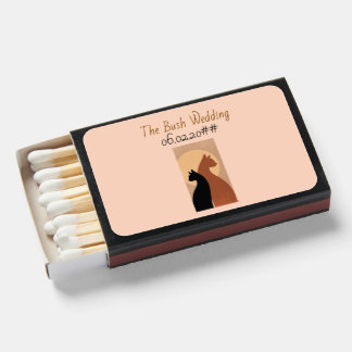 Bound by Paw & Heart Wedding Matchbox Favors Matchboxes