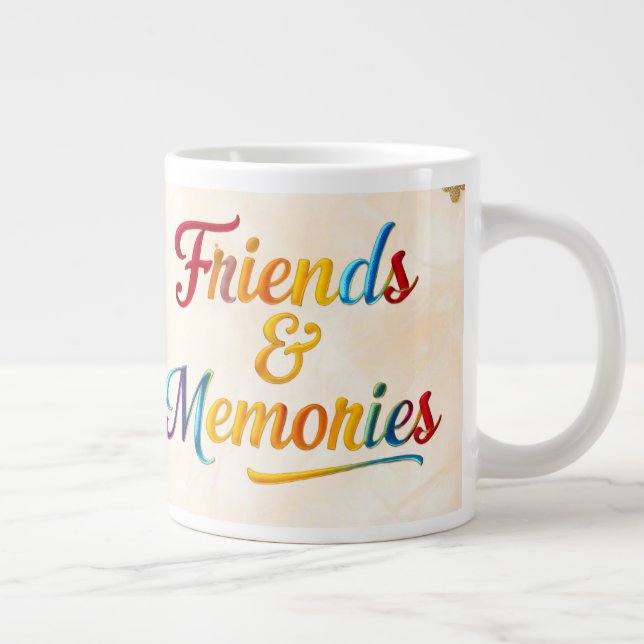 "Bound By Smiles" Giant Coffee Mug (Right)