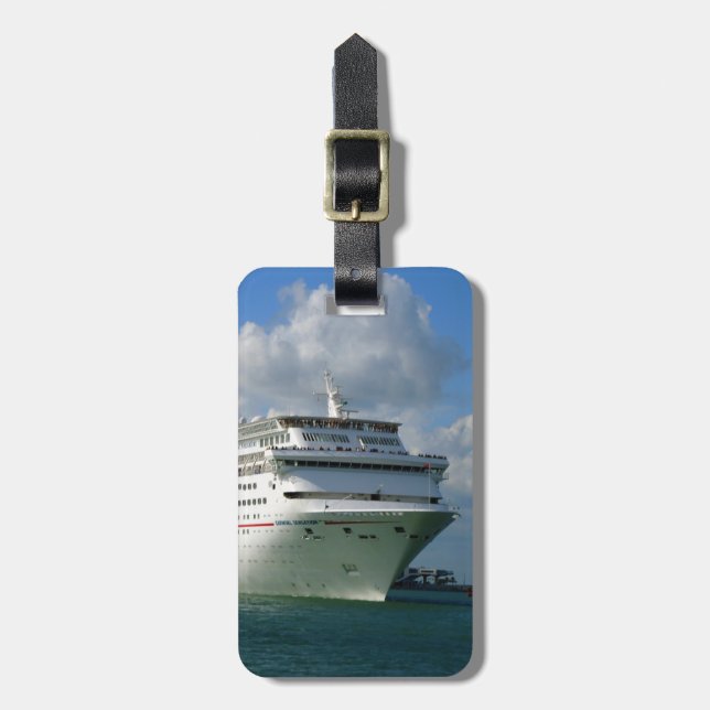Bound for Fun Custom Luggage Tag (Front Vertical)