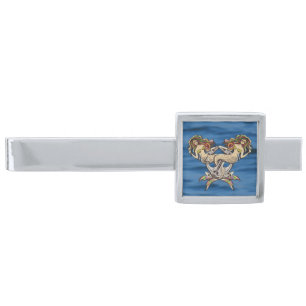 Bound Mermaid Nautical Tie Bar for Ocean Lovers