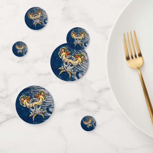 Bound Mermaids - Nautical Design for Ocean Lovers Confetti (Group)