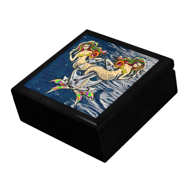 Bound Mermaids - Nautical Design for Ocean Lovers Gift Box (Side)
