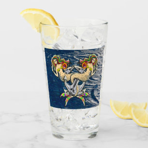 Bound Mermaids - Nautical Design for Ocean Lovers Glass