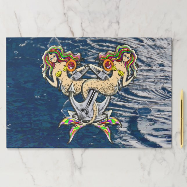 Bound Mermaids - Nautical Design for Ocean Lovers Paper Pad (Insitu)