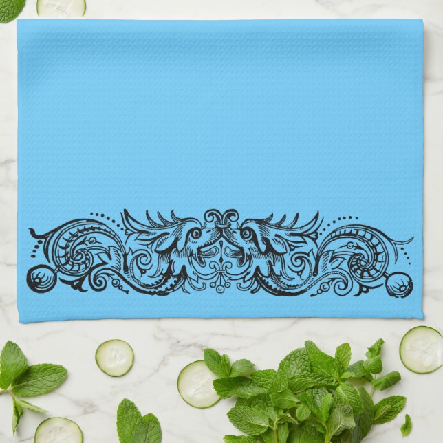 Bound Monsters Kitchen Towel (Folded)