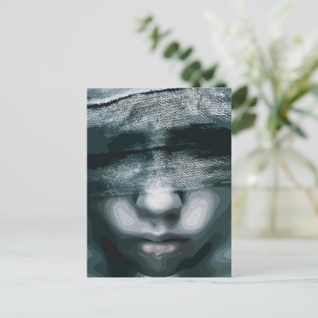 Bound Vision: Compelled Silence Postcard (Standing Front)