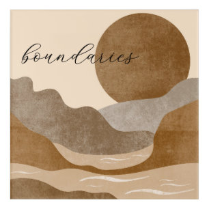 Boundaries Abstract Acrylic Wall Art