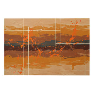 Boundaries of Chaos Wood Wall Art