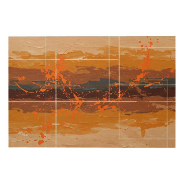 Boundaries of Chaos Wood Wall Art (Front)